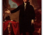 Portrait of George Washington By George Stuart UNP Art Institute DB Post... - $4.90