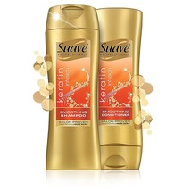 Suave Professionals Smoothing Shampoo and Conditioner, Keratin Infusion, 12.6 Fl - £18.04 GBP