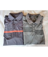 2 Golf Shirts Gray Twin Warriers Golf Club New Mexico Adidas Under Armou... - £21.80 GBP