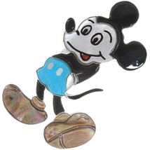 Zuni Hand Made Disney Mickey Ring, Turquoise Multi-Gems Inlaid, Adj sz7.5-11 - £778.15 GBP