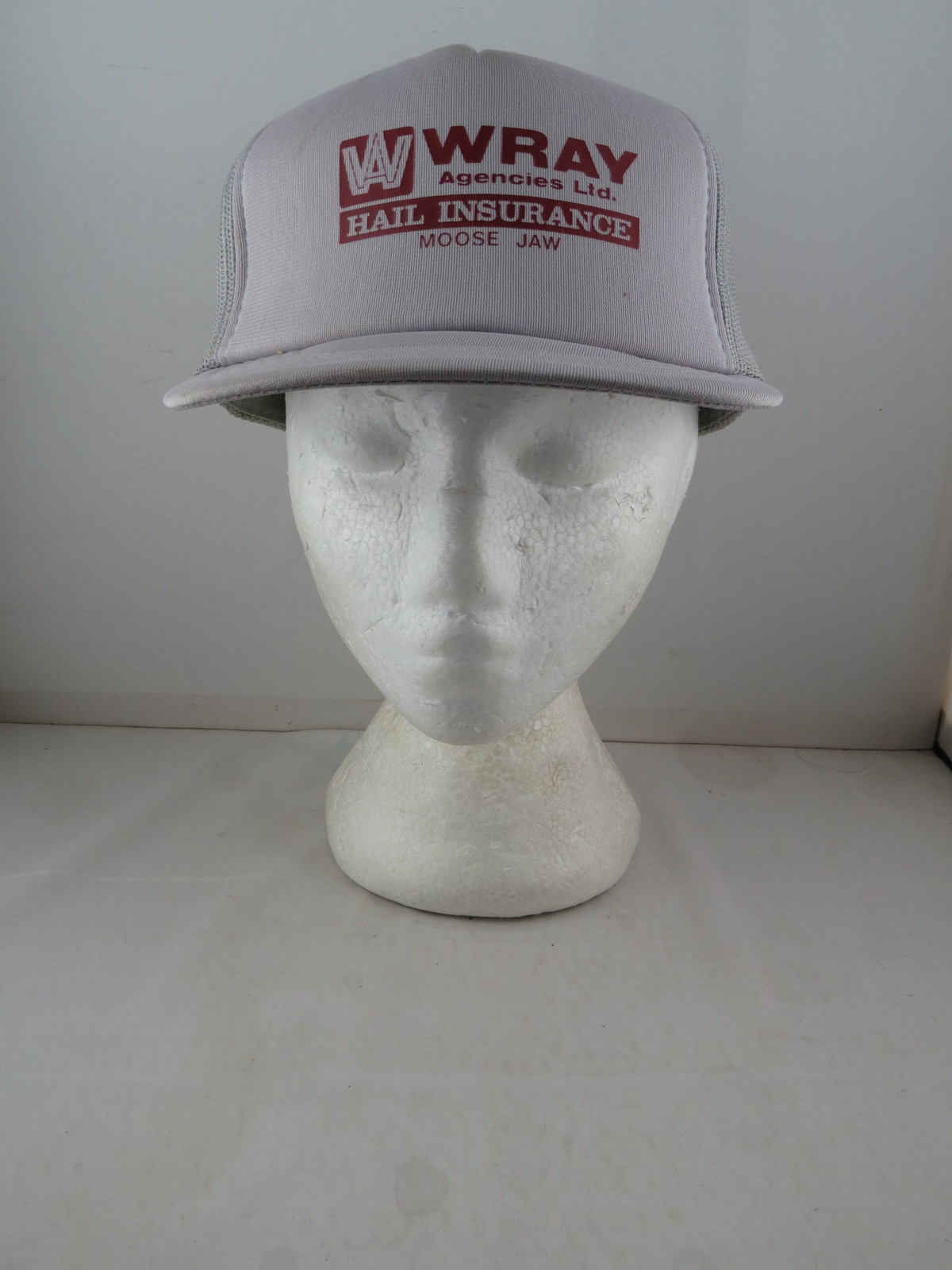 Vintage Screend Trucker Hat - Wray Hail Insurance - Adult Snapback - $29.00