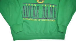 Vintage Notre Dame University Sweatshirt Mens XL Jansport 100% Irish Crewneck - $32.03