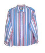 Allison Daley Womens Shirt Size 20W Long Sleeve Button Up Collared Blue ... - £10.99 GBP