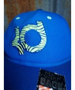 Nike Kevin Durant Snapback Zebra KD Hat Cap Royal &amp; Navy Blue / Lime Swoosh - $248.05 MXN