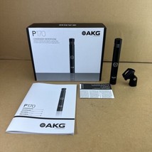 AKG P170 Studio Condenser Pencil Mic Instrumental Microphone Overhead Recording - £70.88 GBP