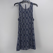 Dainty Hooligan Blue White Sleeveless A line dress Women&#39;s Size Small Di... - $8.60