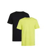 Men&#39;s Pocket T-Shirts Moisture-Wicking Short Sleeve Work Shirt Black/Yel... - $234.16 MXN