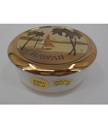 ORIGINAL CHOKIN ART 24KT GOLD CHOKIN BOX HAWAII SAILBOAT PALM TREES BEAC... - $19.99