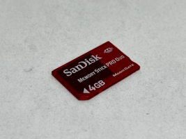 SanDisk 4GB Memory Stick Pro Duo Magic Gate Memory card - Red - £9.37 GBP