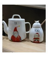 Rae Dunn Christmas Teapot Collection by Magenta Santa w/ Star on Hat/ Mr... - $150.00