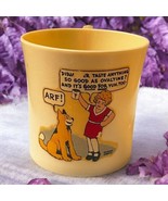 Vintage Little Orphan Annie Sandy Plastic Mug Ovaltine Beetleware 3&quot; - $9.50