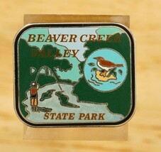 Vintage Advertising Travel Pinback Button Beaver Creek Valley State Park - $9.89