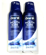 2 Pk Oral-B Mouth Sore Oral Rinse For Canker Sores Cheek Bites Braces 8oz - $30.07 CAD