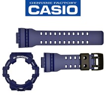 Genuine Casio G-Shock Original GA-700-2A Watch Band Blue Bezel Rubber Set - £38.57 GBP