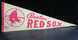 Vintage 1960s Boston Red Sox Pennant Full Size 30&quot; - £31.10 GBP