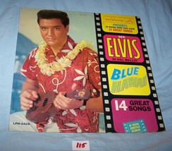 Elvis Presley Blue Hawaii Record Album-RCA Victor-Lot 115 - £19.52 GBP