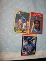 1980&#39;s and 1990&#39;s Bo Jackson Baseball Cards - £5.62 GBP