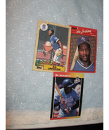 1980&#39;s and 1990&#39;s Bo Jackson Baseball Cards - £5.56 GBP
