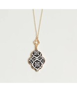 Black &amp; White Mosaic Long Pendant Statement Necklace - €18,64 EUR