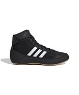 Adidas HVC 2 Youth Black White Gum Wrestling Shoes - $1,067.91 MXN