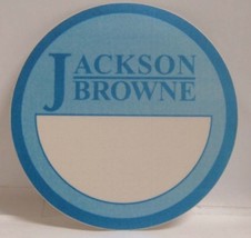 JACKSON BROWNE - VINTAGE ORIGINAL CONCERT TOUR CLOTH BACKSTAGE PASS *LAS... - £7.83 GBP