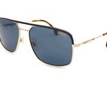Carrera Sunglasses CA152/S LKS Gold &amp; Black Frame W/ Dark Blue Lens 60MM - $49.49