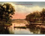 Boating In Garfield Park Chicago Illinois IL UNP DB Postcard P18 - £3.24 GBP