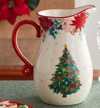 Pioneer Woman ~ WISHFUL WINTER ~ 2.5 Quart Pitcher ~ Stoneware ~ Holiday Theme - £35.31 GBP