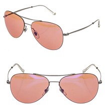 GUCCI TECHNO Aviator GG2245S Palladium Rose Pink Mirrored Sunglasses 050... - $405.90