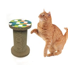 Cat Kitten Scratch Post Pet Tree Toy Bell Tower Cardboard Environment Friendly - £7.82 GBP