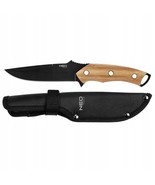 Neo tool knife with a wooden handle and tray - $50.50