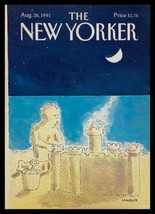 COVER ONLY The New Yorker August 26 1991 Sand Castle by Robert Mankoff No Label - £11.32 GBP