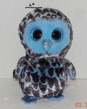 TY Silk Beanie Babies Boos Yago The Owl plush toy - £7.63 GBP