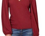 Nation Ltd Dolly Long Sleeve Smocked V Neck Top Size L - $53.46