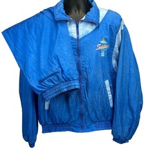 JCC Maccabi Seattle Youth Games Vintage 90s Track Jacket Pants Large Mens Blue - £52.67 GBP
