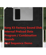 Factory Restore Floppy Disk for Korg X3 Synth Preload Data Sounds, Seque... - €10,31 EUR