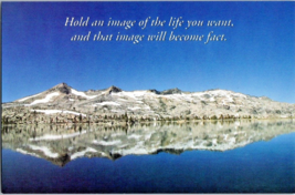 Postcard Image Life You Want Quote  Positive Thinking Dr. N.V. Peale5.5 x 3.5&quot; - £3.95 GBP