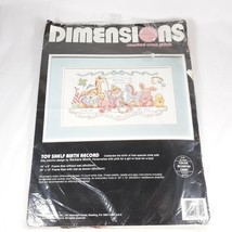 Dimensions Toy Box Birth Record 16 X 9 Counted Cross Stitch - £19.55 GBP