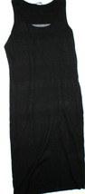 NWT New Womens Athleta L Sleeveless Sweater Dress Black Gray Reversible Haven  - £102.86 GBP