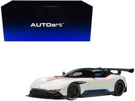 Aston Martin Vulcan Stratus White with Red and Blue Stripes 1/18 Model Car by A - £245.75 GBP