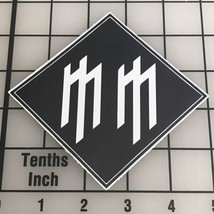 Marilyn Manson Logo 5&quot;&quot; Wide Vinyl Decal Sticker New - £9.14 GBP