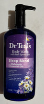 Dr Teal&#39;s Body Wash with Pure Epsom Salt, Sleep Bath with Melatonin, 24 fl oz - £22.24 GBP