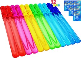 14.6 Big Wands for Kids 6 PCS with Bubbles Refill Solution for Summer Toy Party  - £19.94 GBP
