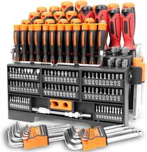 146-piece Magnetic Screwdrivers Set Plastic Racking, DIY Tools Set Tools... - $55.31