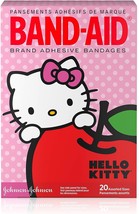 BAND-AID Brand Adhesive Bandages, featuring Hello Kitty, 20 Count - £16.77 GBP