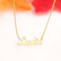 Stainless Steel Personalized Name Pendant Cursive - £7.37 GBP+