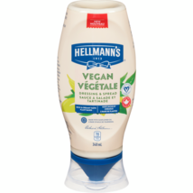3 X Hellmann&#39;s Vegan Dressing &amp; Sandwich Spread Easy Squeeze 340ml /11.5... - £24.97 GBP