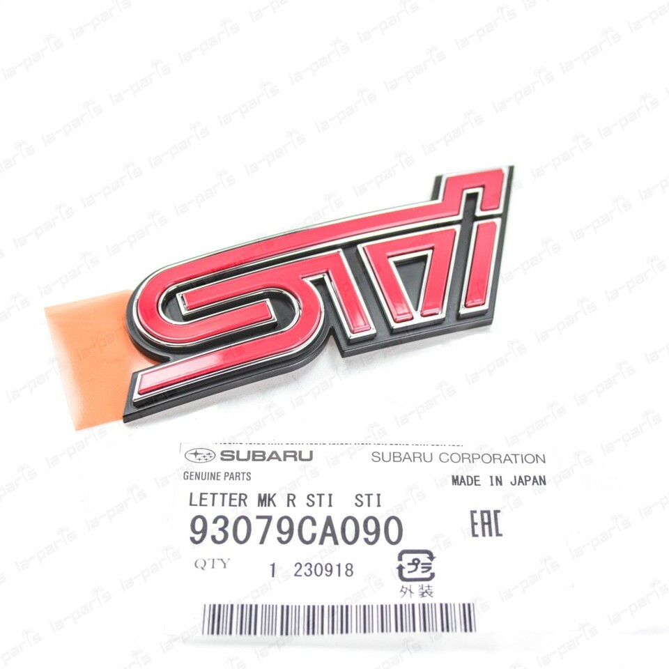 New Genuine OEM Subaru BRZ STi Rear Emblem 93079CA090 - $37.12