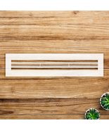 Stripe Stencil Pattern for Tea Towels and Fabric, Reusable Mylar Templat... - $14.69