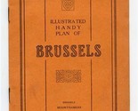 The Perfect Illustrated Handy Plan of Brussels with Map 1920&#39;s - £37.98 GBP